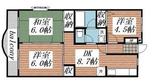 グレープ・パルの物件間取画像